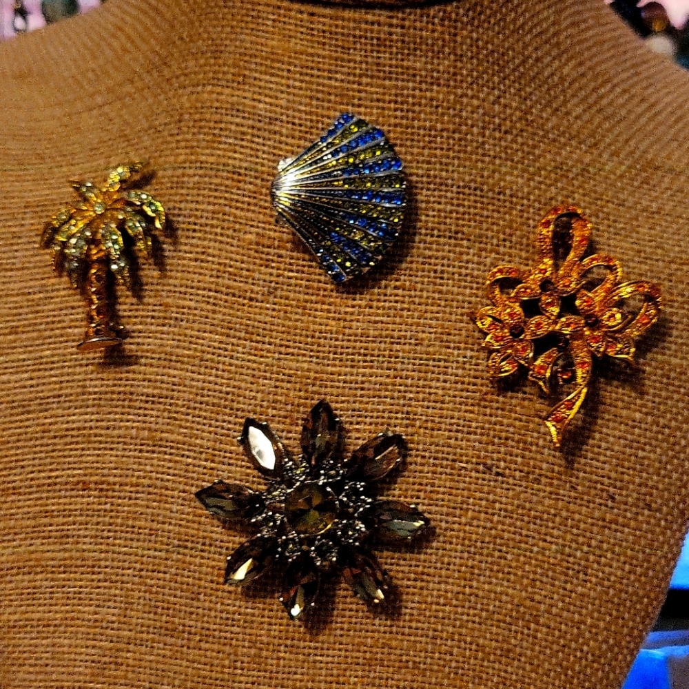 High fashion brooches